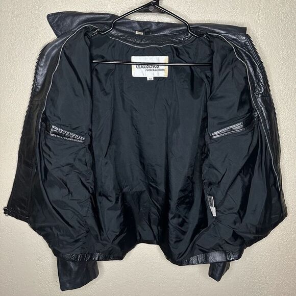 Vintage Wilsons Leather Jacket 42 - Picture 3 of 5